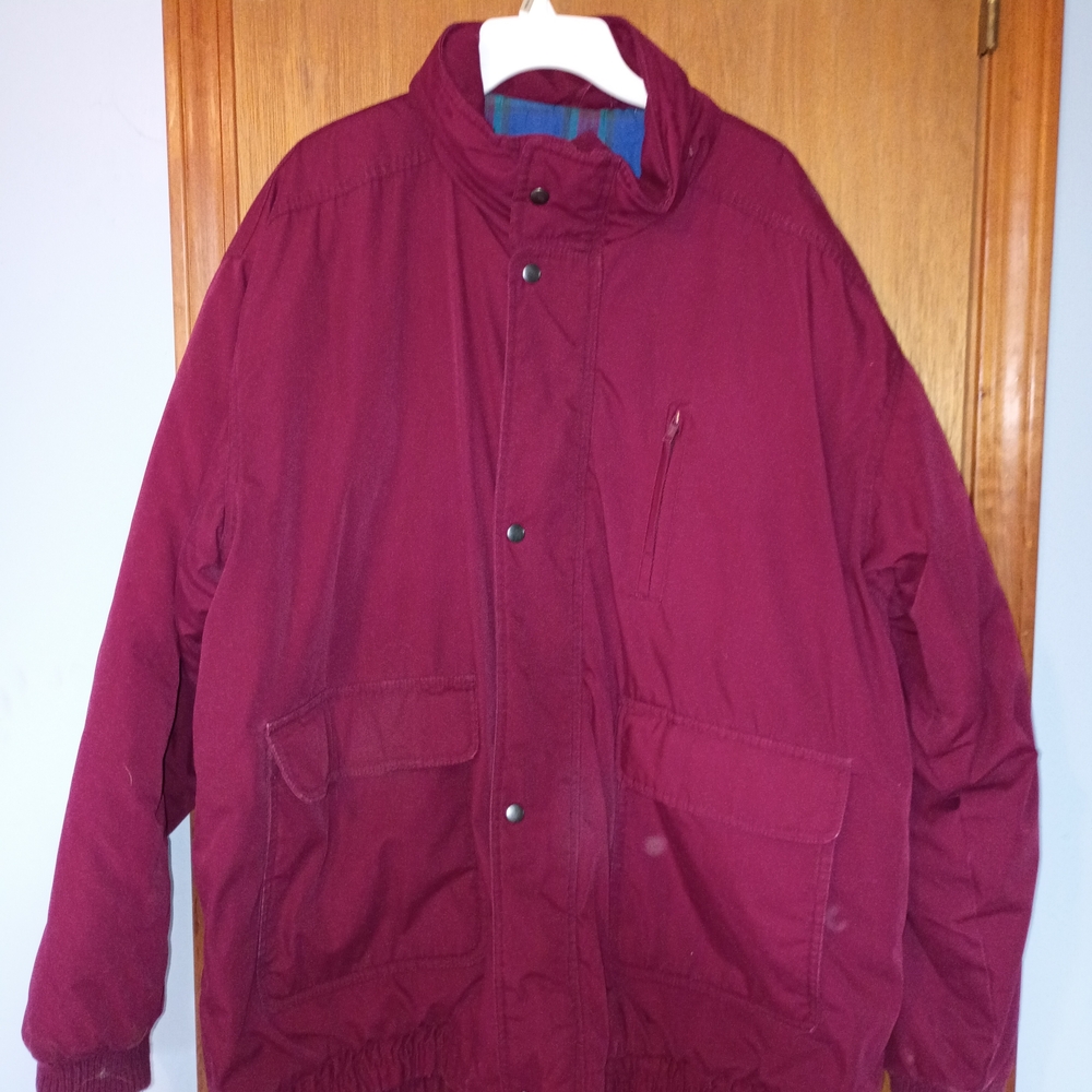 Men's Burgundy Himalayan Outfitters Winter Weather Coat 2xl
